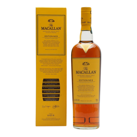 The Macallan Edition No. 3 Single Malt Scotch Whisky 700ml