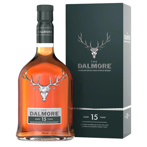 The Dalmore 15 Year Old Highland Single Malt Scotch Whiskey 700ml