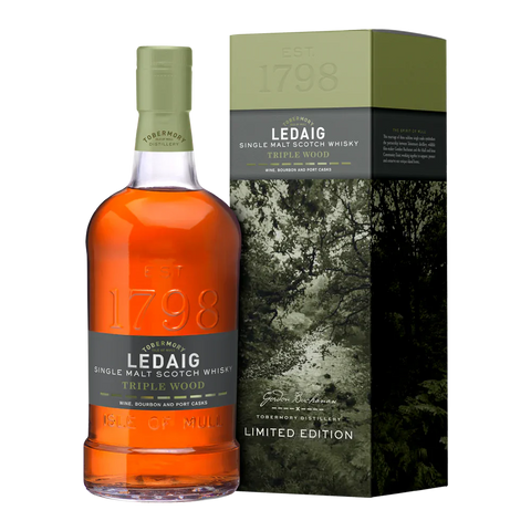 Ledaig Triple Wood Limited Edition Single Malt Scotch Whisky 700ml abv 53.8%