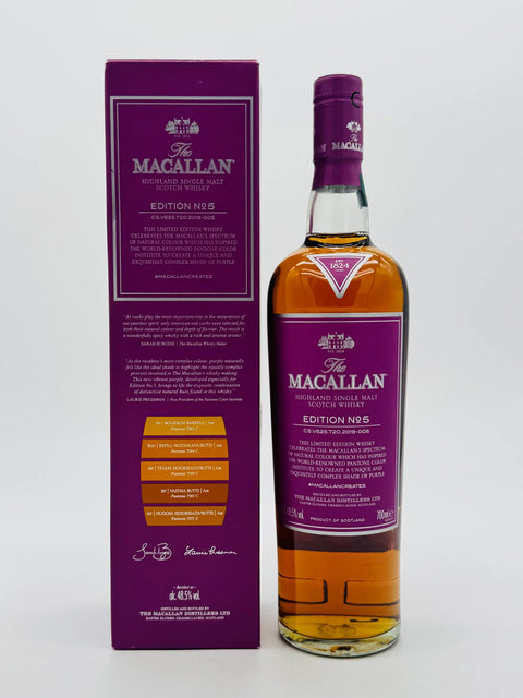 The Macallan Edition No. 5 Single Malt Scotch Whisky