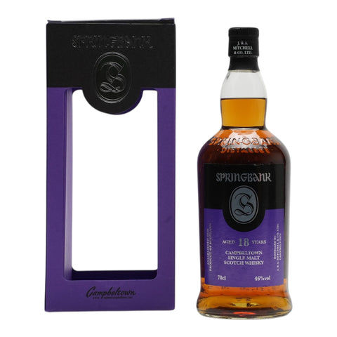 Springbank 18 Year Old 2020 Bottling 700ml, ABV: 46.00%