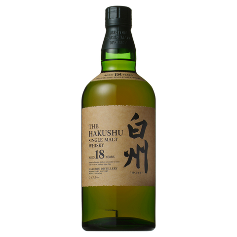 Hakushu 18 Year Old Single Malt Japanese Whisky 700ml, abv 43%