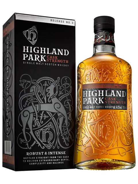 Highland Park Cask Strength Release No 3 Single Malt Scotch Whisky 700mL 64.1%