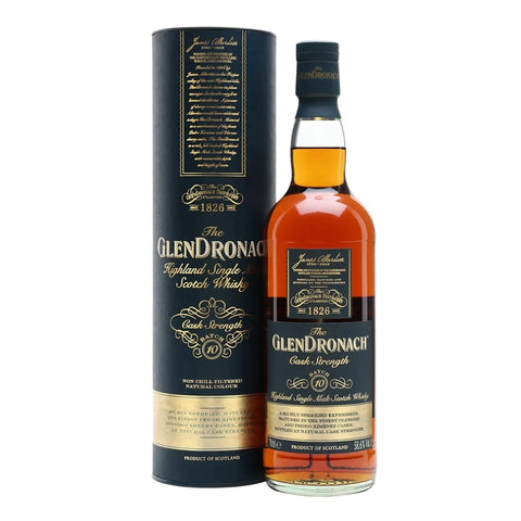 The Glendronach Cask Strength Batch 10 Single Malt Scotch Whisky 700ml ABV 58.6%