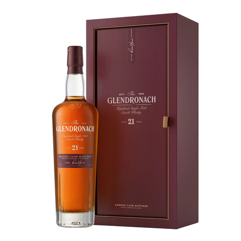 The Glendronach 21 Year Old Single Malt Scotch Whisky 700ml (New Release), ABV 48%
