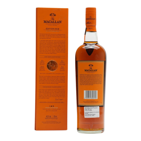Macallan Edition No. 2 Single Malt Whisky – Limited Release, 700ml ABV 48.2%