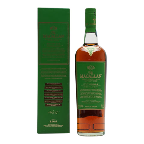 The Macallan Edition No. 4 Single Malt Scotch Whisky (700ml) ABV: 48.4%