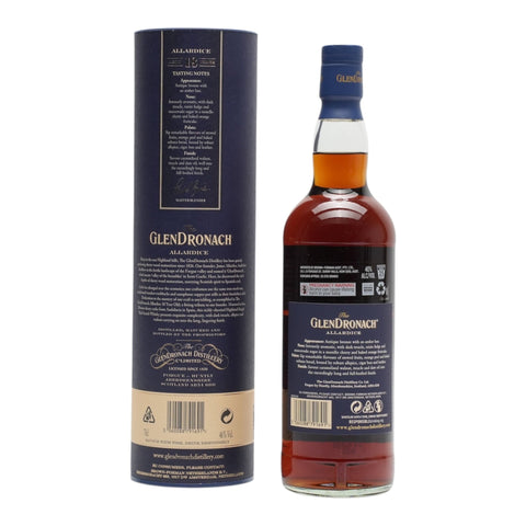 GlenDronach 18 Year Old Allardice 2023 Release Single Malt Whisky 700ml 46%ABV