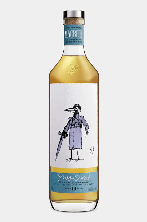 Macbeth – Young Siward 18 Year Old Orkney Single Malt (Highland Park) 50.8% ABV Highland Park