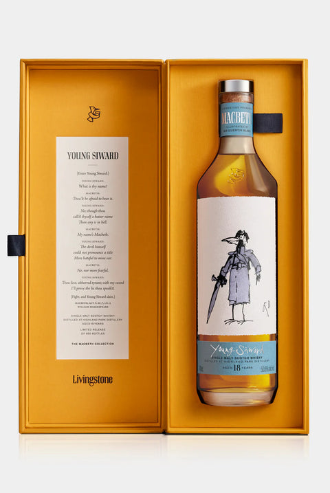 Macbeth – Young Siward 18 Year Old Orkney Single Malt (Highland Park) 50.8% ABV