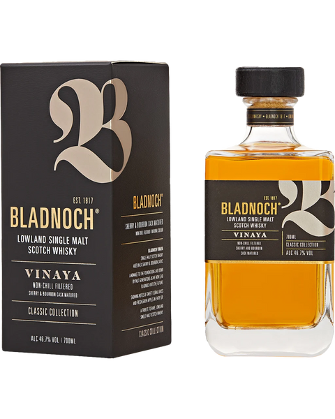 Bladnoch Vinaya Lowland Single Malt Scotch Whisky 700mL