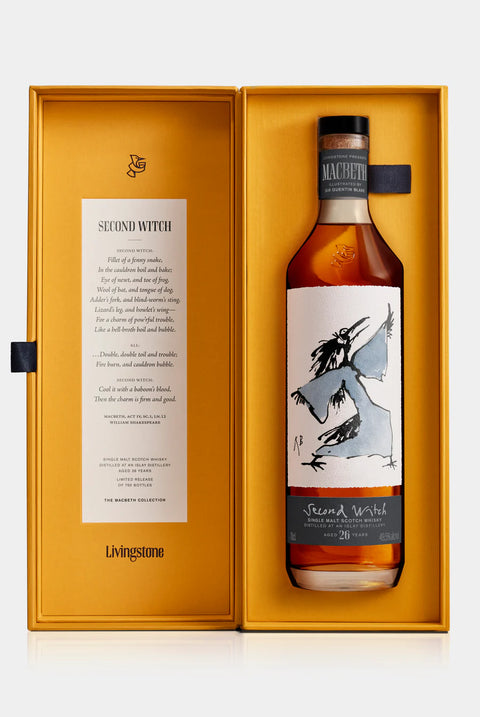 Macbeth – Second Witch 26 Year Old Islay Single Malt, 49.5% ABV