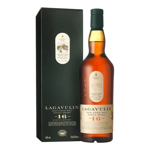 Lagavulin 16 Year Old Islay Single Malt Scotch Whisky 700ml ABV - 43%