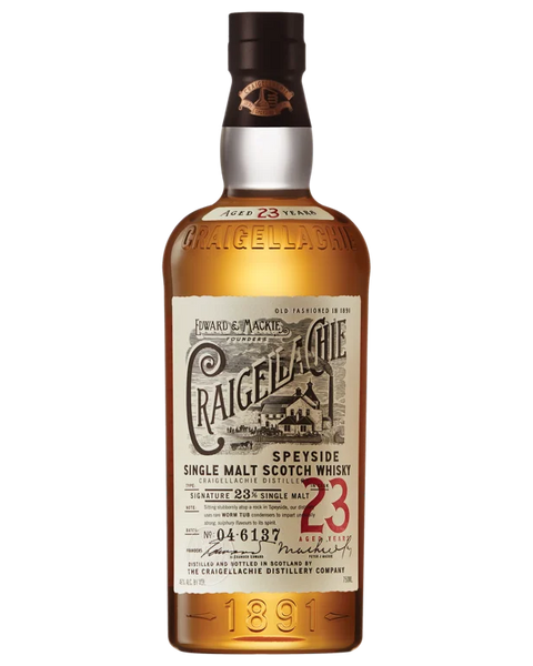 Craigellachie 23 Year Old Single Malt Scotch Whisky 700ml， ABV: 46%