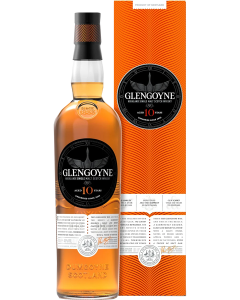 Glengoyne 10 Year Old Single Malt Scotch Whisky 700ml