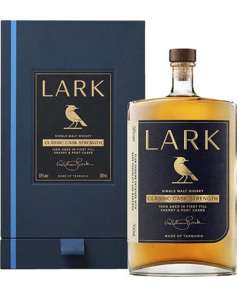 Lark Classic Cask Strength Australian Whisky 500mL  ABV: 58%