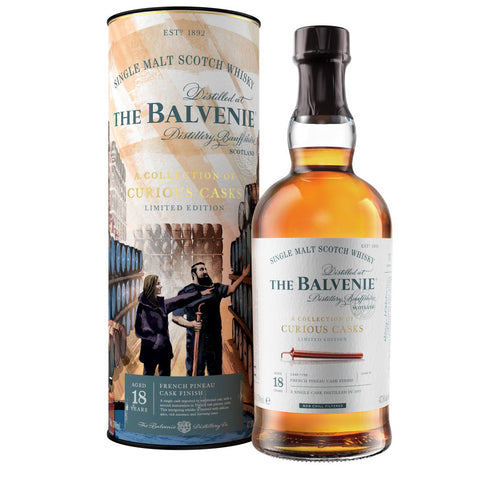 Balvenie 18 Year Old French Pineau Cask, Single Malt Scotch Whisky 700mL ABV 47.9%