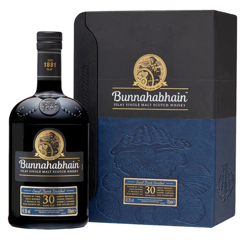 Bunnahabhain 30 Year Old Single Malt Whisky 700ml ABV 46.3%