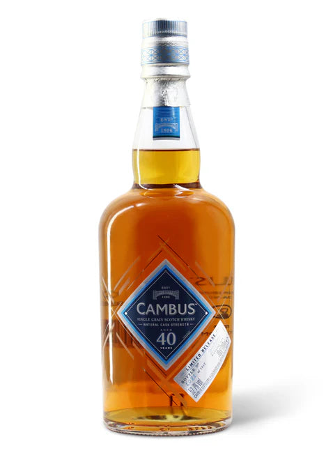 Cambus 40 Year Old Single Grain Scotch Whisky 700mL, ABV 52.7%
