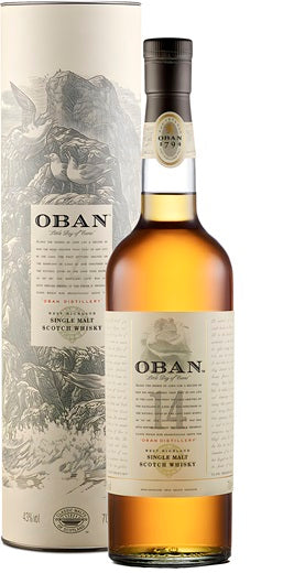 Oban 14YO Single Malt Scotch Whisky 700mL abv 43%