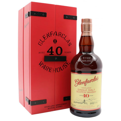 Glenfarclas 40 Year Old Warehouse Edition Single Malt Scotch Whisky 700ml, ABV 43%