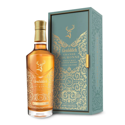 Glenfiddich 26 Year Old Grande Couronne Single Malt Whisky 700ml, ABV 43.8%