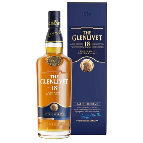 Glenlivet 18 Year Old Batch Reserve Single Malt Whisky 700ml, ABV 40%