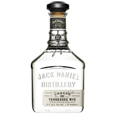Jack Daniel’s Unaged Tennessee Rye Batch 001 Straight Rye Whiskey