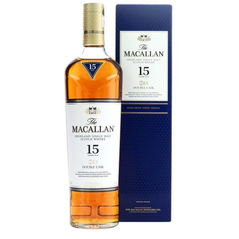Macallan 15 Year Old Double Cask Single Malt Whisky 700ml 43%