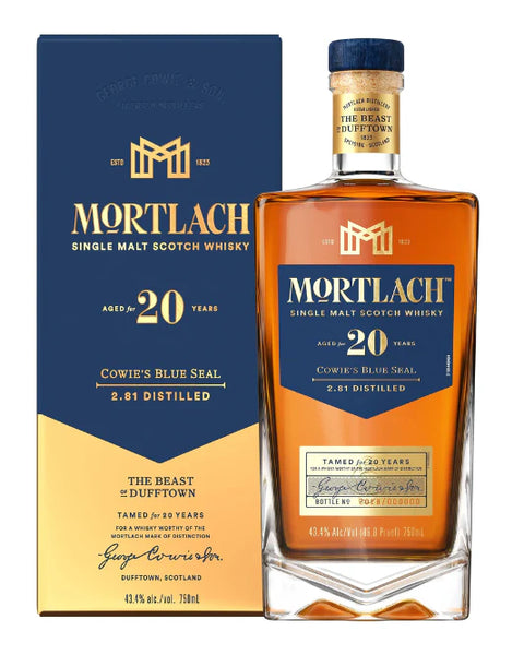 Mortlach 20 Year Old Single Malt Scotch Whisky 750mL ABV: 43.4%
