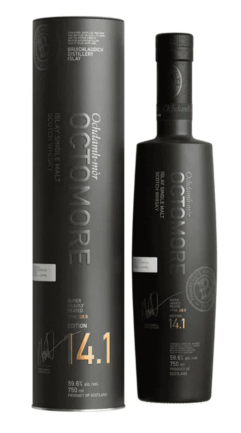 Bruichladdich Octomore 14.1 Single Malt Scotch Whisky 700ml, ABV 59.6%