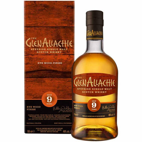 GlenAllachie 9YR Rye Wood Whisky 700ml 48%