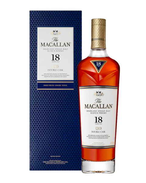 The Macallan Double Cask 18 Year Old Whisky 700ml ABV 43%