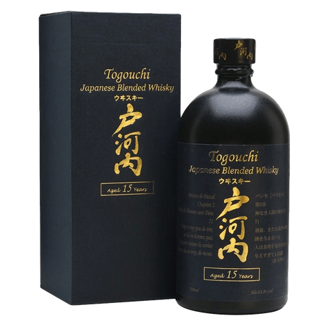 Togouchi 15 Year Old Blended Japanese Whisky 700ml