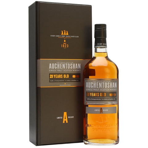 Auchentoshan 21 Year Old Single Malt Scotch Whisky 700ml, ABV 43%