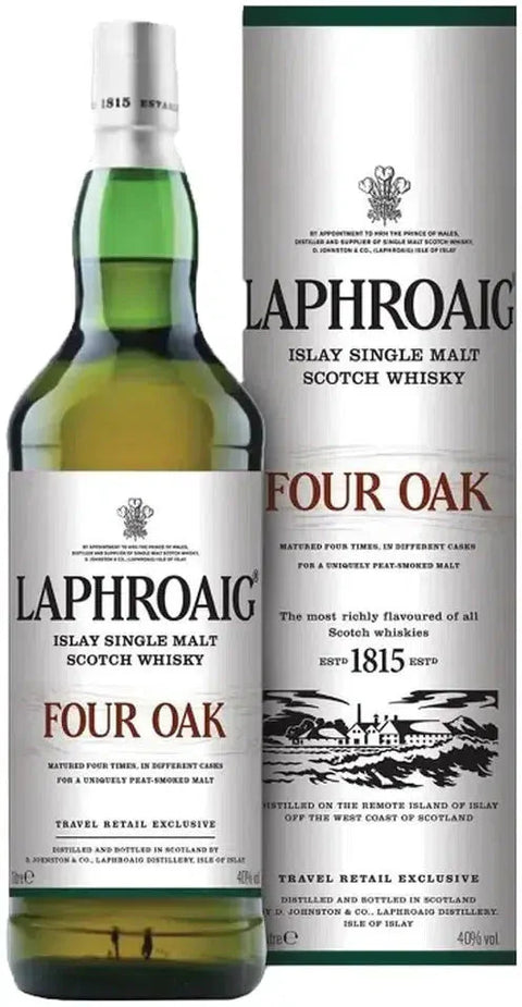Laphroaig Four Oak Malt Gift Box 1L, abv:40%