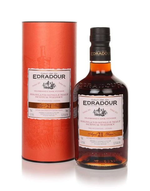 Edradour 21 Year Old 2001 Oloroso Sherry Finish Whisky 700ml, ABV 52.1%