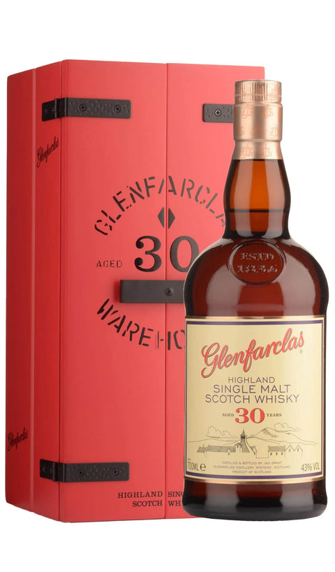 Glenfarclas 30 Year Old Limited Warehouse Edition Single Malt Scotch Whisky 700ml ABV: 43%