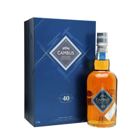 Cambus 40 Year Old Single Grain Scotch Whisky 700mL, ABV 52.7%