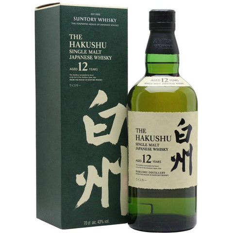 Hakushu 12 Year Old Single Malt Whisky 700ml ABV 43%