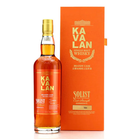 Kavalan Solist Brandy Cask Strength Single Malt Taiwanese Whisky 700ml ABV 57.10%﻿.