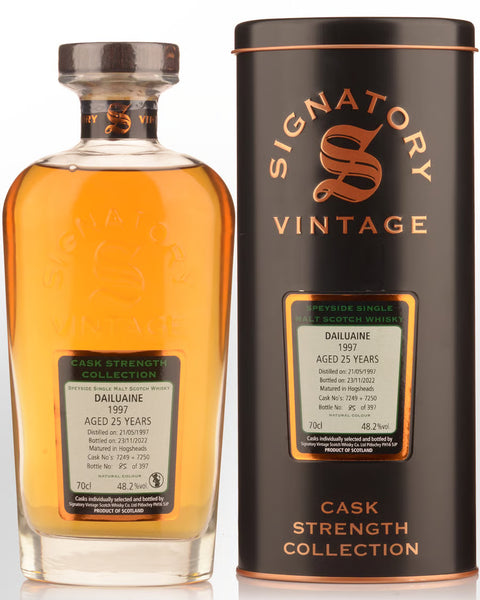 Dailuaine 1997 Aged 25 Years Single Malt Scotch Whisky Cask Strength Collection By Signatory Vintage (700ml)