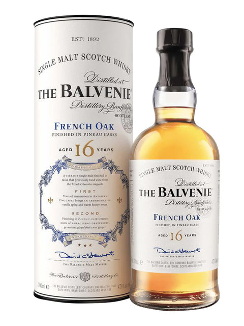 BALVENIE 16 YO PINEAU CASK 700ML, ABV 47.6%