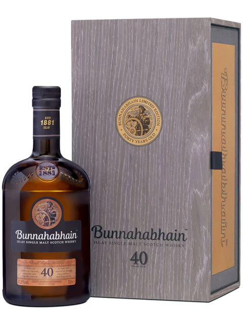 Bunnahabhain 40 Year Old Single Malt Scotch Whisky 700ml， ABV 41.9%