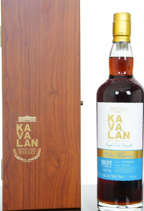 Kavalan Solist Pedro Ximenez Sherry Cask Matured Single Malt Whisky 750ml abv 57.8%