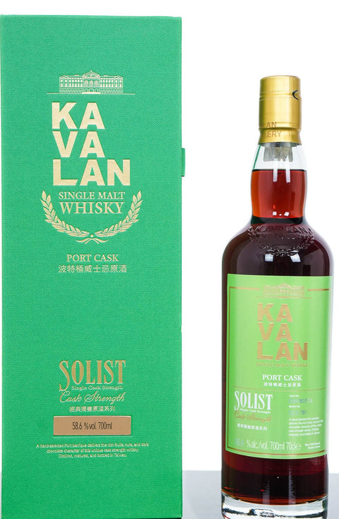 Kavalan Solist Port Cask Single Malt Whisky 700ml, ABV 58.6%